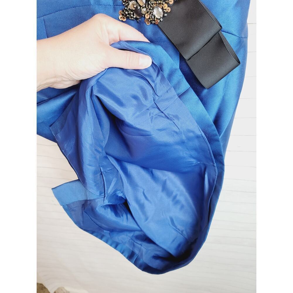 Js Collections Beaded Twill Strapless Sheath Dres… - image 6